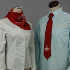 Silk printed scarves