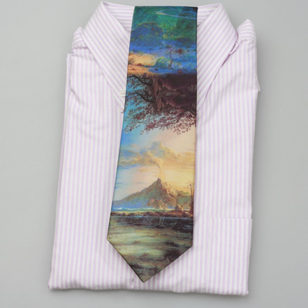 Bambooprinted ties&scarves